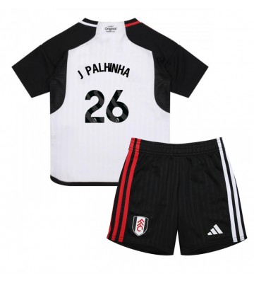 Fulham Joao Palhinha #26 Hemmaställ Barn 2023-24 Kortärmad (+ Korta byxor)